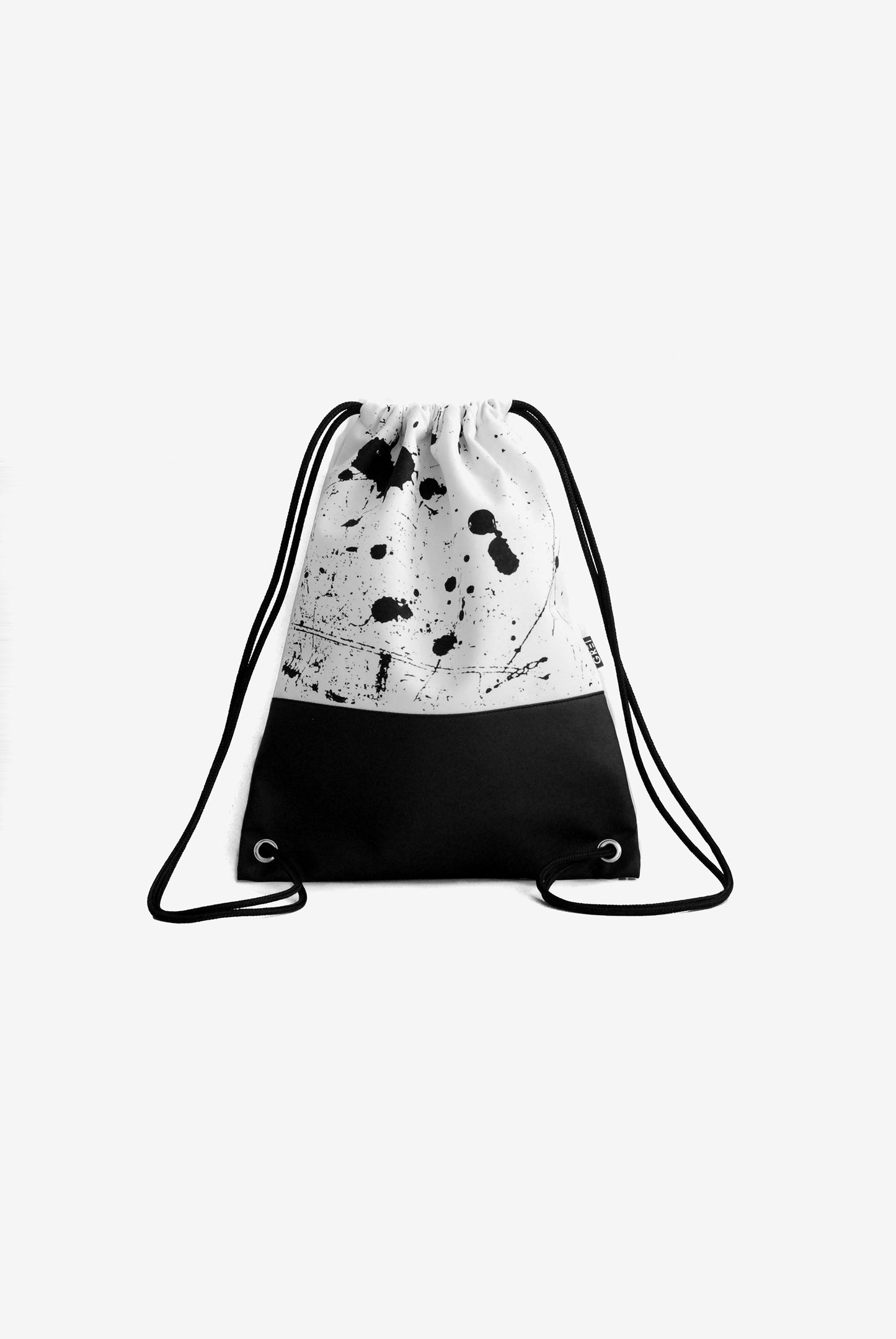 GREI Drawstring Backpack splash White