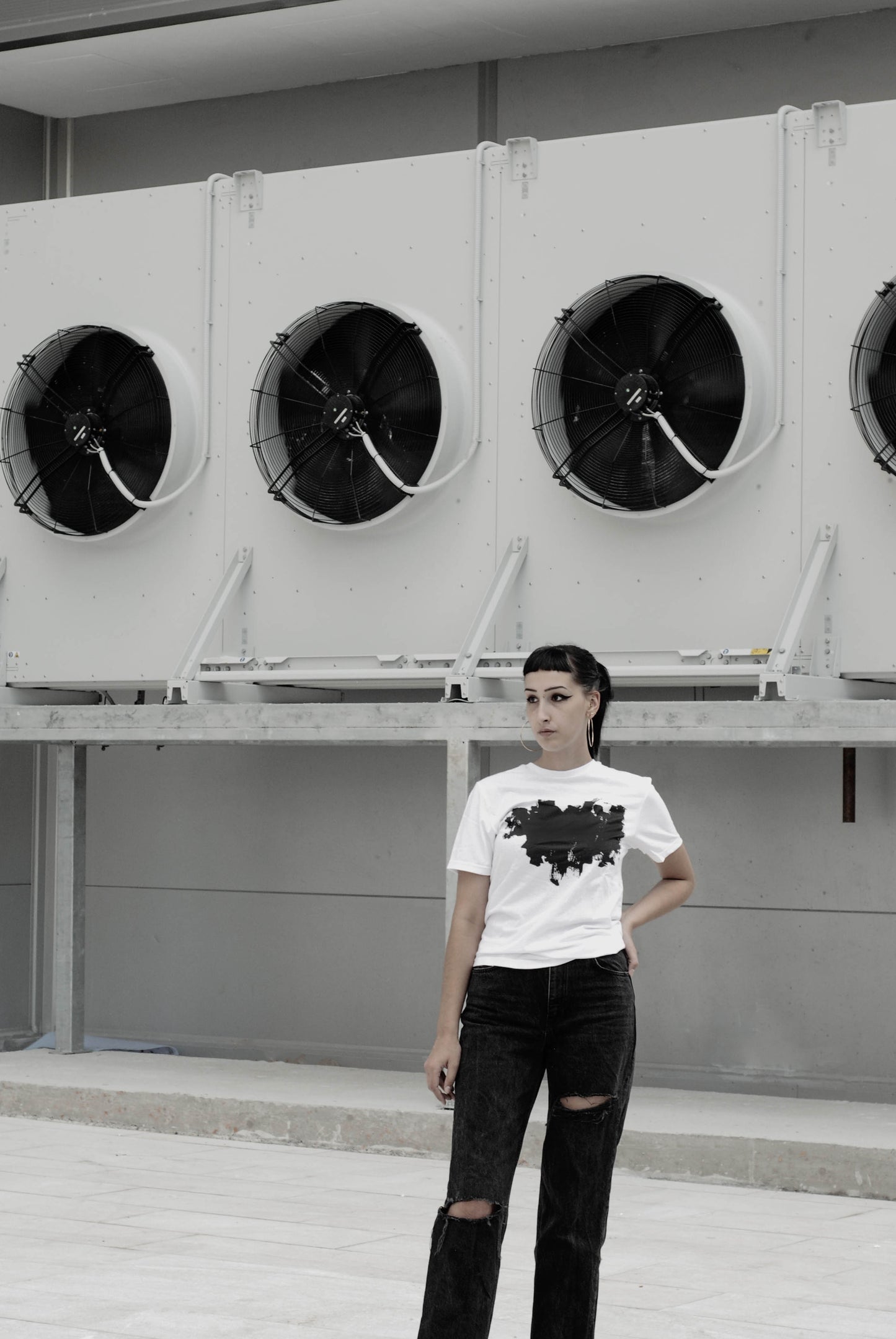 GREI T-shirt blot White
