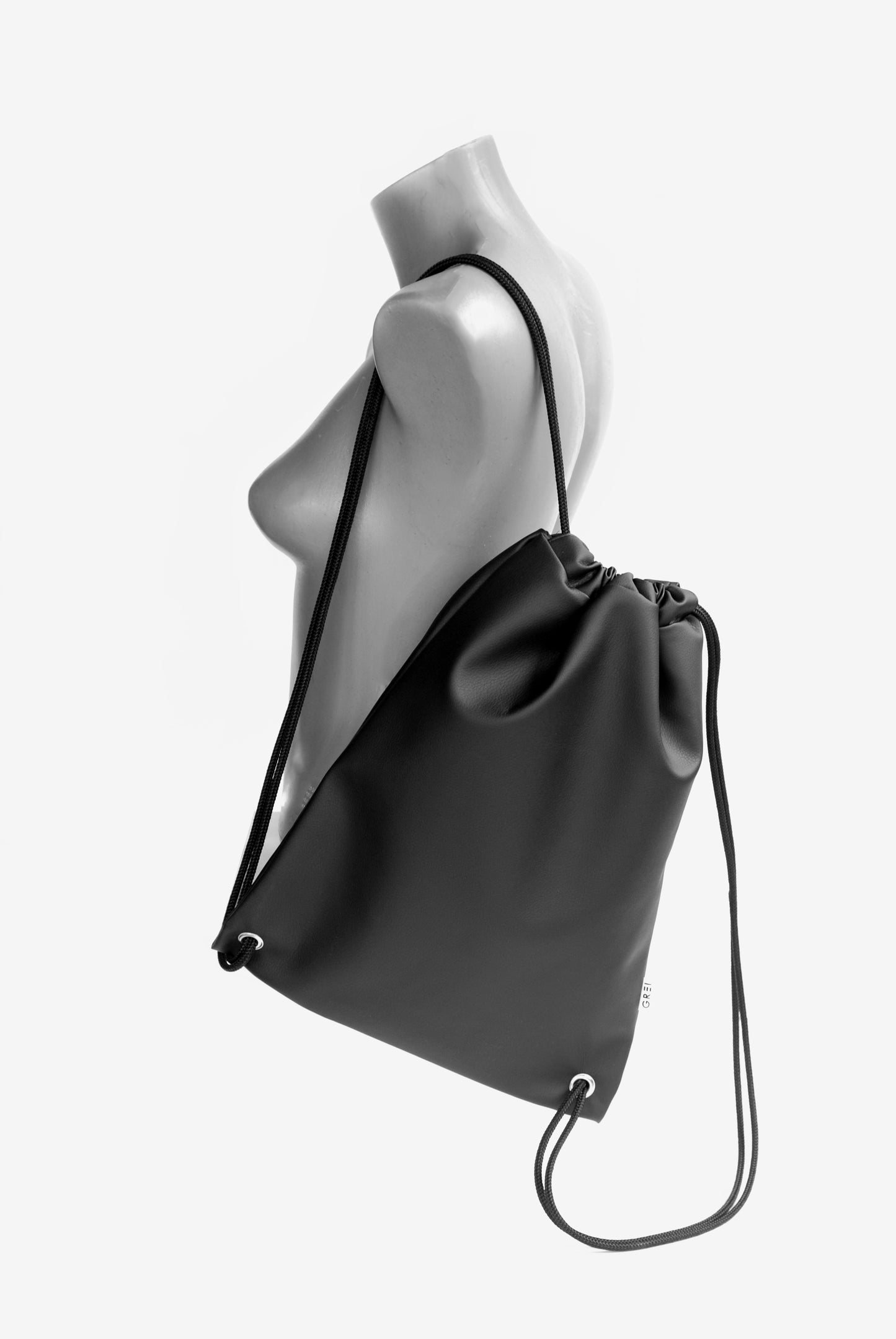 GREI Drawstring backpack Black