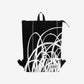 GREI Backpack Line Black - White