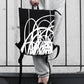 GREI Backpack Line Black - White