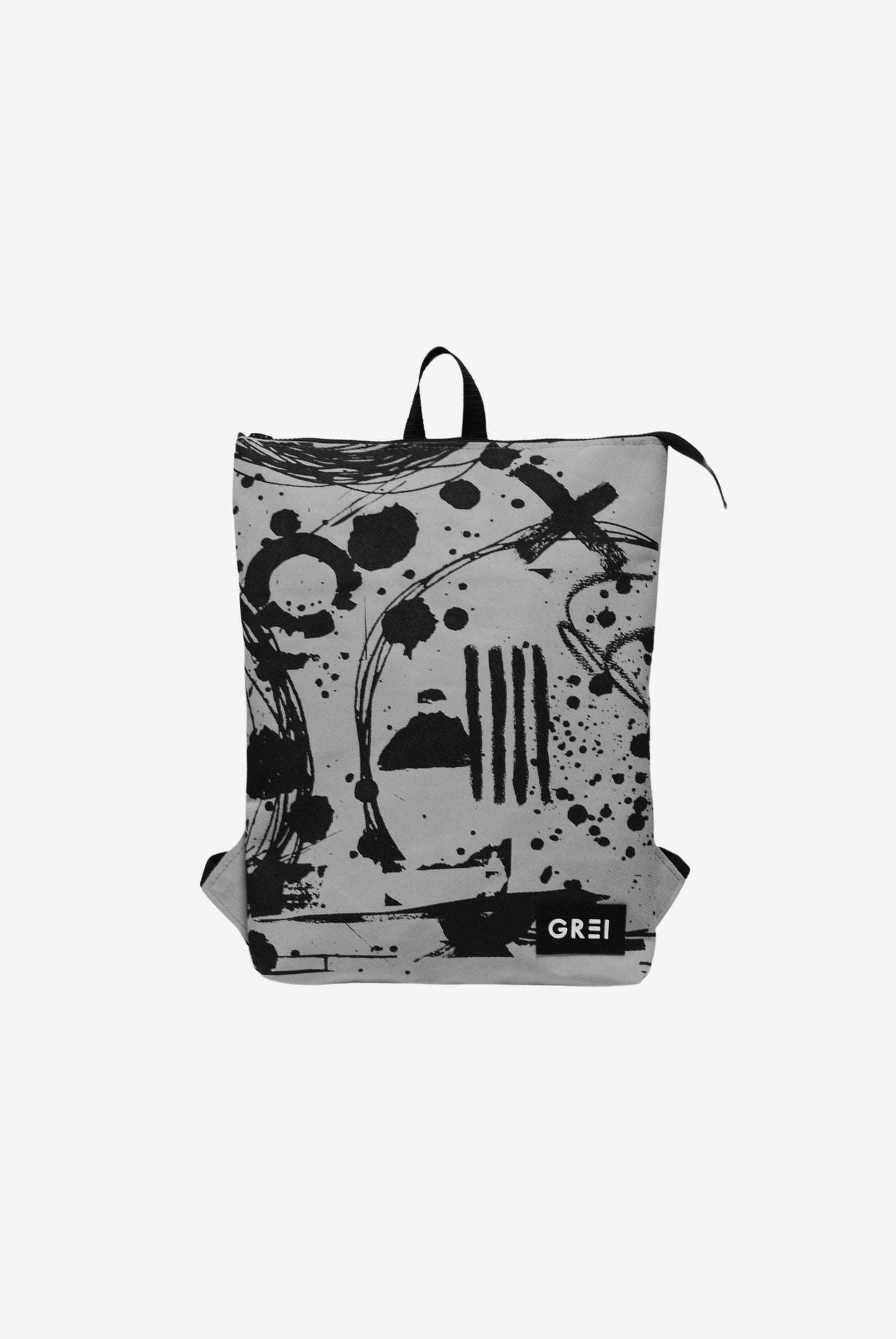 GREI Backpack Crush Grey - Black