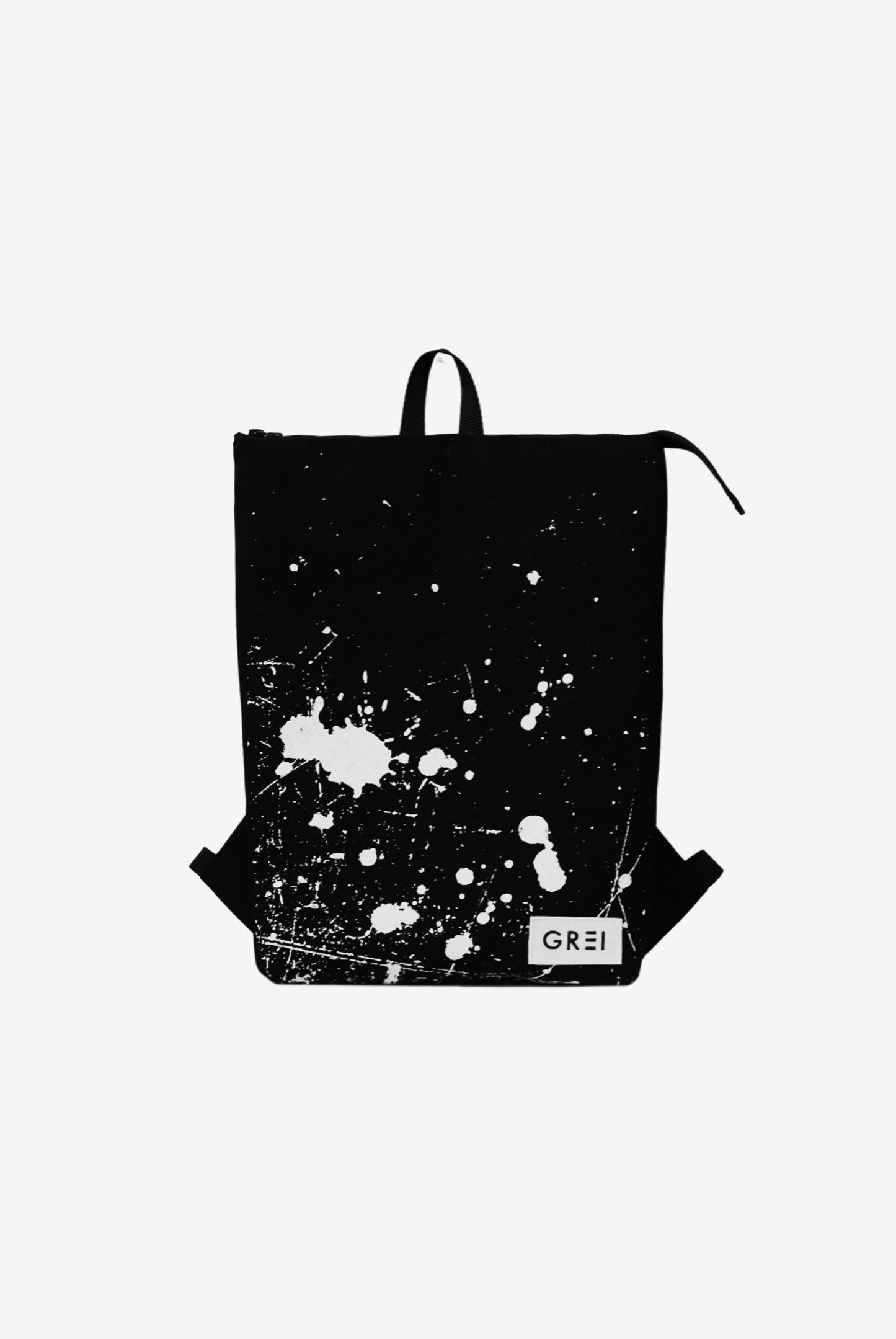 GREI Backpack Splash Black - White