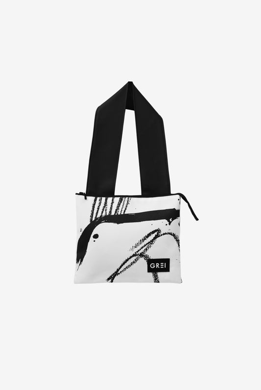 GREI Mini Bag Brush White - Black