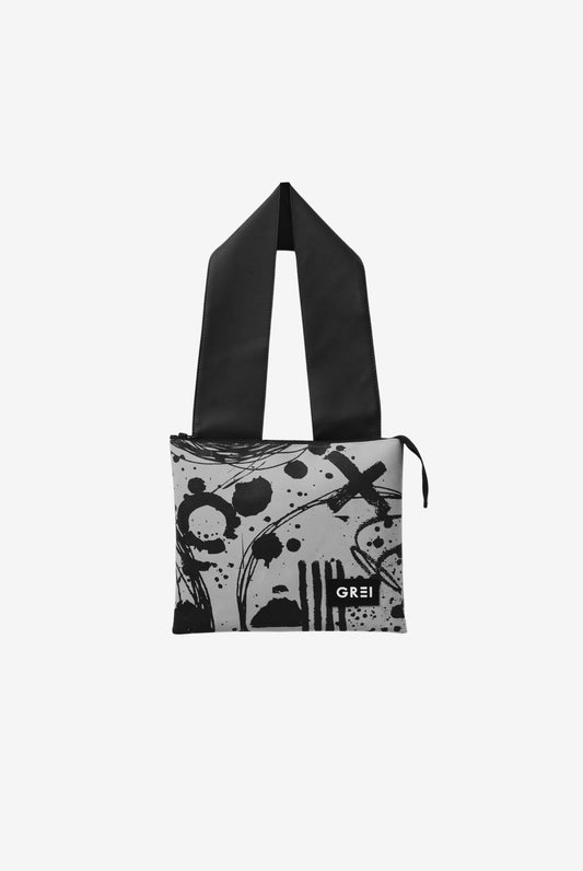 GREI Mini Bag Crush Grey - Black